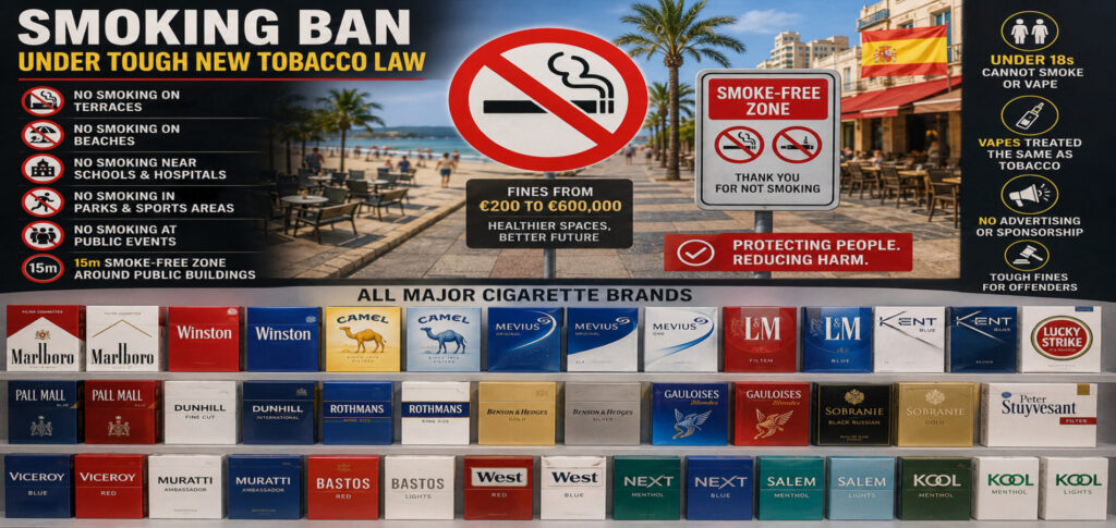 Spain Smoking Ban Expands Under New Tobacco Law