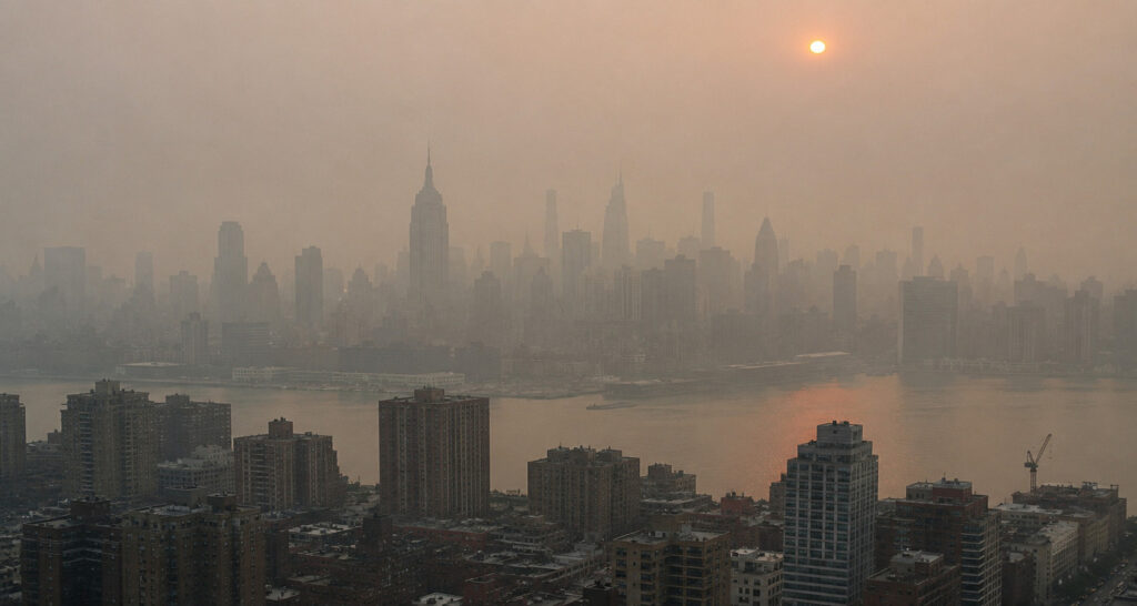More Than 800 Canadian Wildfires Send Thick Smoke Into the US, Air Quality Alerts Expanded