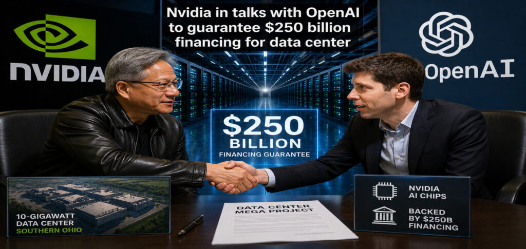 Nvidia Reportedly Discussing $250 Billion Financing Deal to Support OpenAI Data Center Project