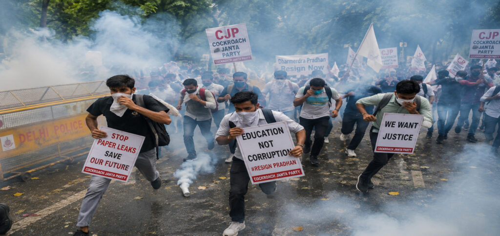 India Suspends Policeman After AK-47 Fired During Student Protest in Bihar