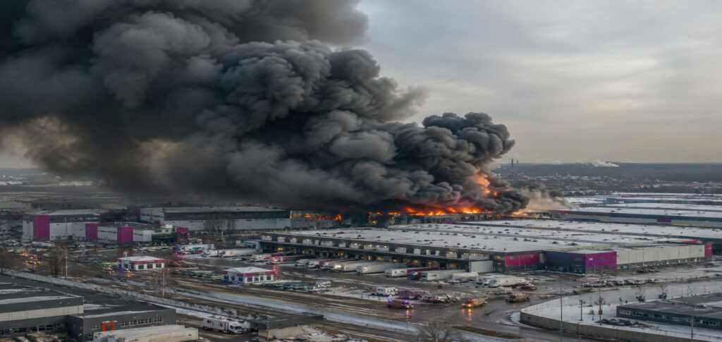 Wildberries warehouse attack after Ukrainian drone strike in Russia