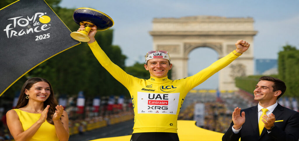 Tadej Pogacar Wins Tour de France Fifth Title