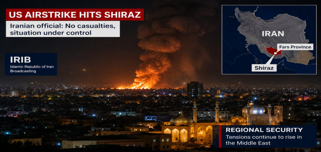 Iran Shiraz airstrike emergency response