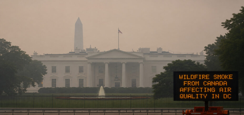 Trump Canada wildfire smoke