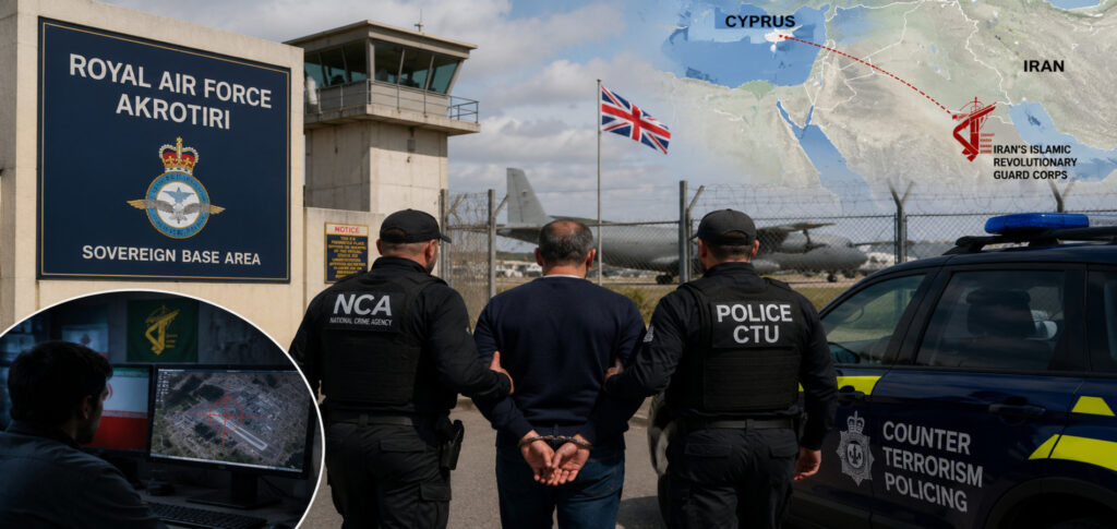 Cyprus Iran spy investigation involving RAF Akrotiri military base