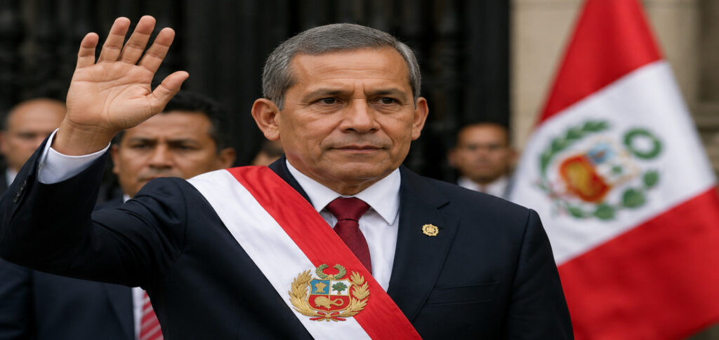 Former Peruvian President Ollanta Humala after Peru's Constitutional Court overturned his corruption sentence