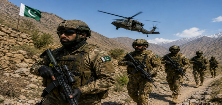 Pakistan security forces during joint counterterrorism operations in Khyber Pakhtunkhwa and Balochistan after ISPR reported 49 terrorists killed.