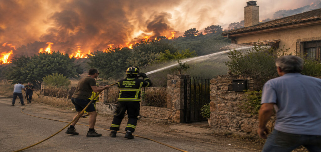France and Spain wildfires
