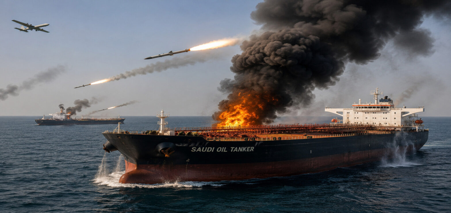 Houthis attack Saudi oil tankers