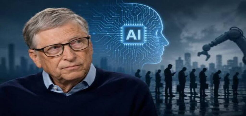 Bill Gates AI warning about rapid artificial intelligence development and tech industry risks