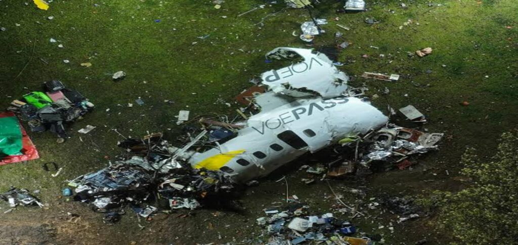 Brazil police accuse 16 over Voepass crash as investigators inspect the wreckage of the 2024 Voepass plane crash that killed 62 people.