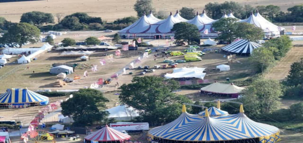Christian festival death after sign falls