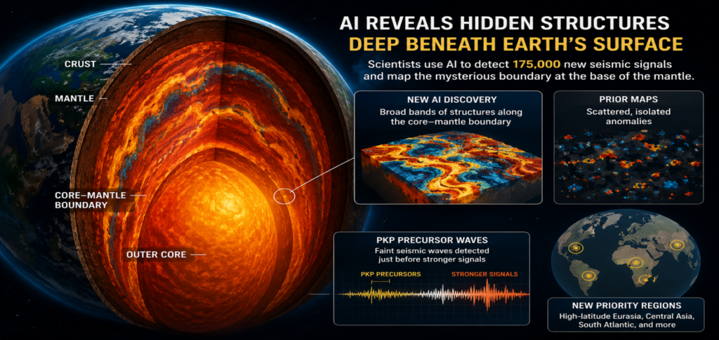 Scientists use AI to map structures deep inside Earth