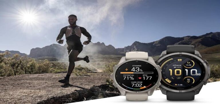 Garmin fēnix 9 Pro with titanium case, AMOLED display and satellite connectivity