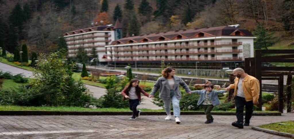 Tourists enjoy sightseeing in Tbilisi