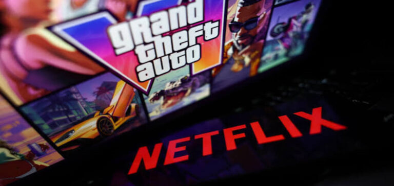 GTA 6 Netflix preview showing Jason and Lucia in Vice City