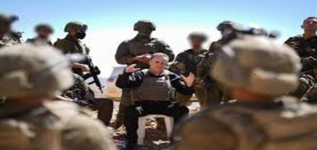 Israel Defence Minister Israel Katz visits Israeli troops in southern Syria.