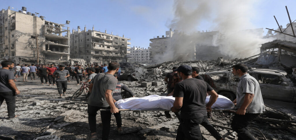 Israeli airstrike central Gaza after strike on Salah al-Din Street