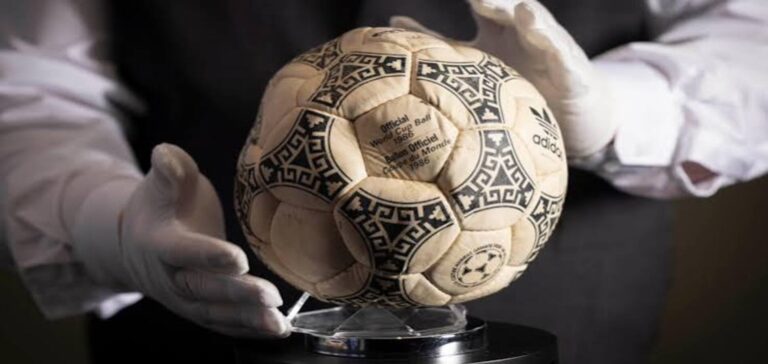 Maradona Hand of God ball from the 1986 World Cup sold at auction