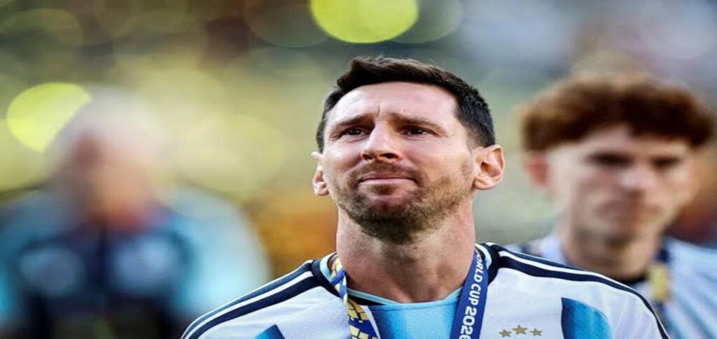 Lionel Messi during an Argentina match