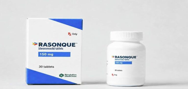 FDA-approved pancreatic cancer drug daraxonrasib shown in a medical research setting