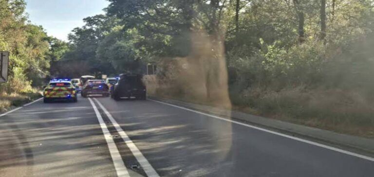 Fatal police pursuit crash near Stratford-upon-Avon leaves one man dead and two women injured