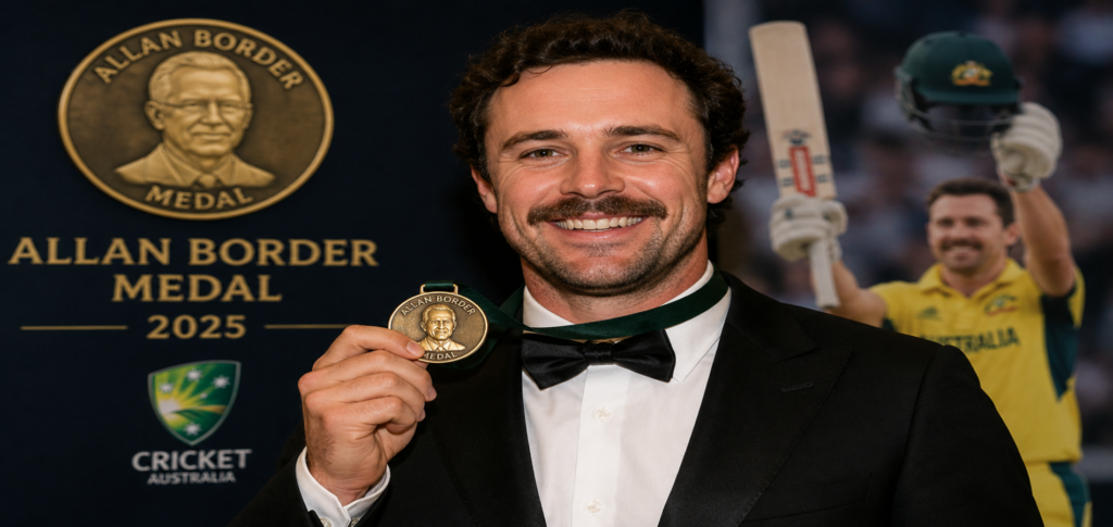 Travis Head wins Allan Border Medal as Australian cricketer of the year