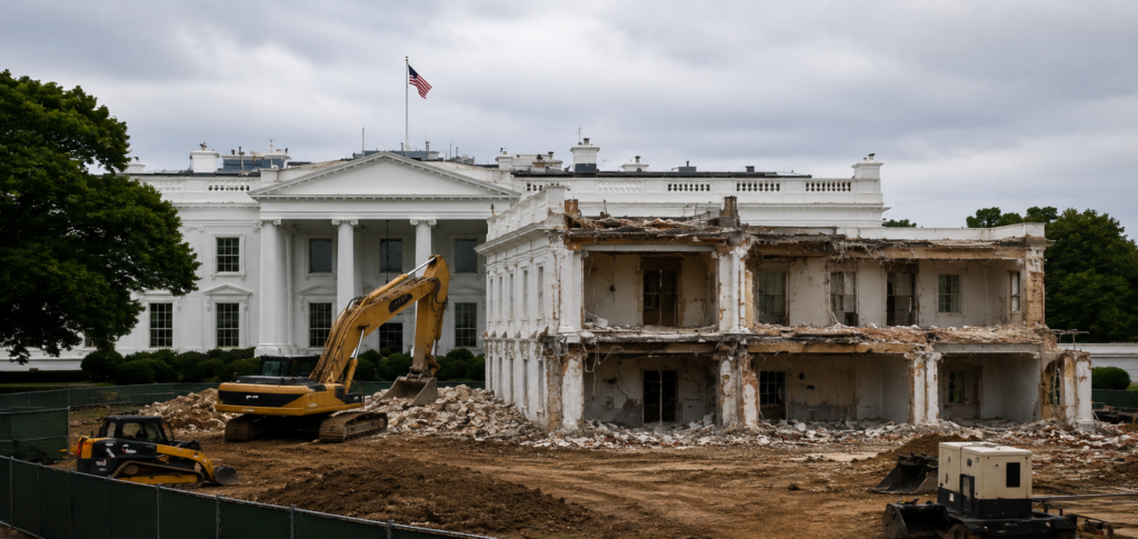 Trump White House ballroom construction halted by US appeals court