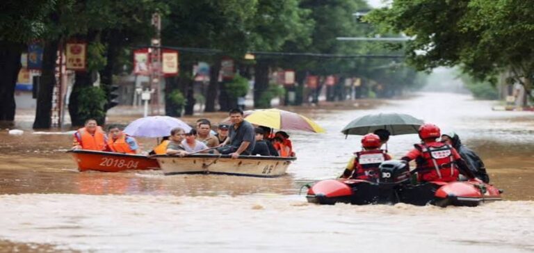 Typhoon Narra causes severe flooding in Guangxi as thousands evacuate across southwest China.