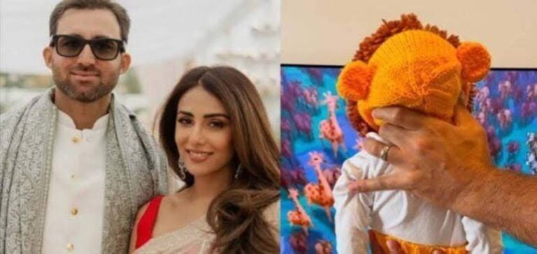 Ushna Shah and Hamza Amin welcome their first baby boy