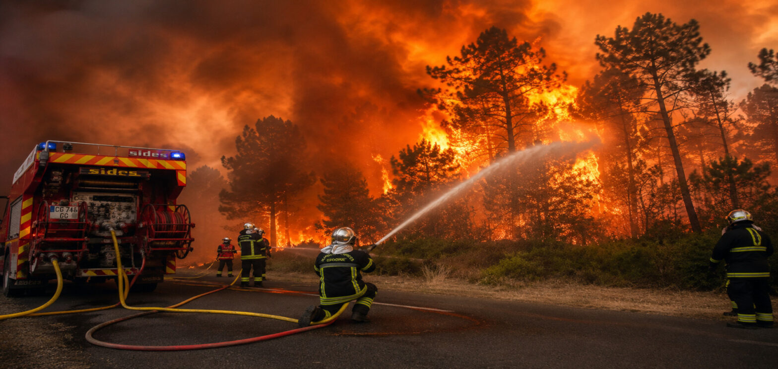 France wildfires Bordeaux