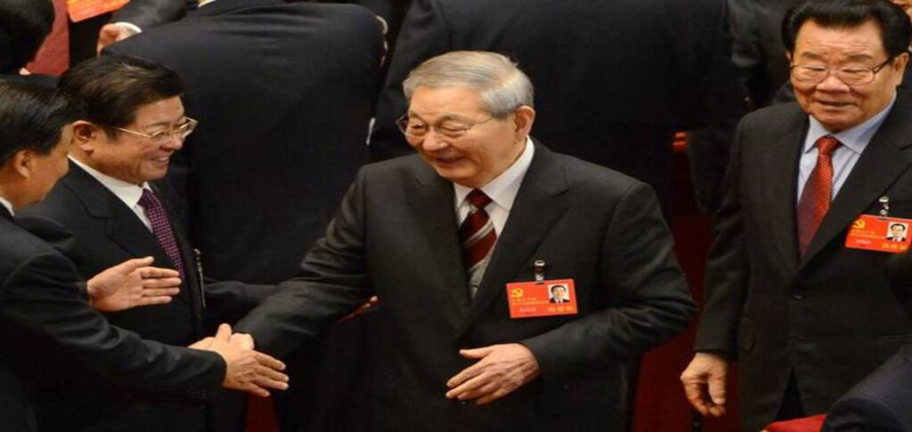 Former Chinese premier Zhu Rongji during his political career