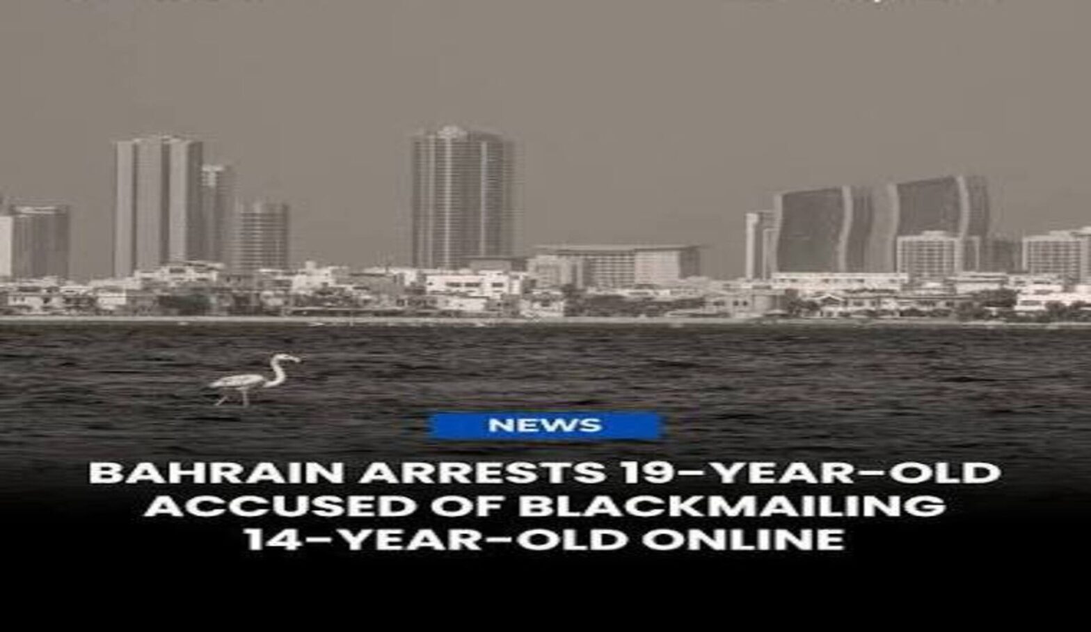 Bahrain police arrest 19-year-old over alleged online blackmail of teenage girl