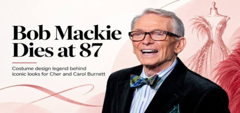 Bob Mackie dies at 87 as Hollywood fashion legend leaves lasting legacy