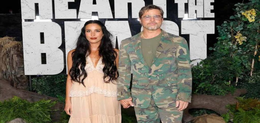 Brad Pitt and Ines de Ramon attend the Heart of the Beast premiere