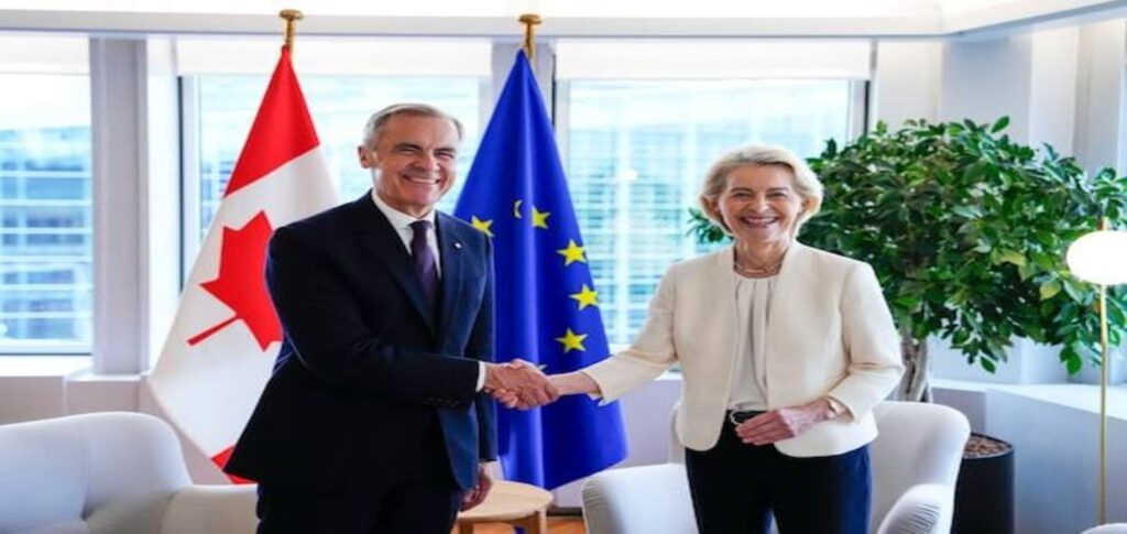 Canada EU associate membership proposal by Ursula von der Leyen and Mark Carney
