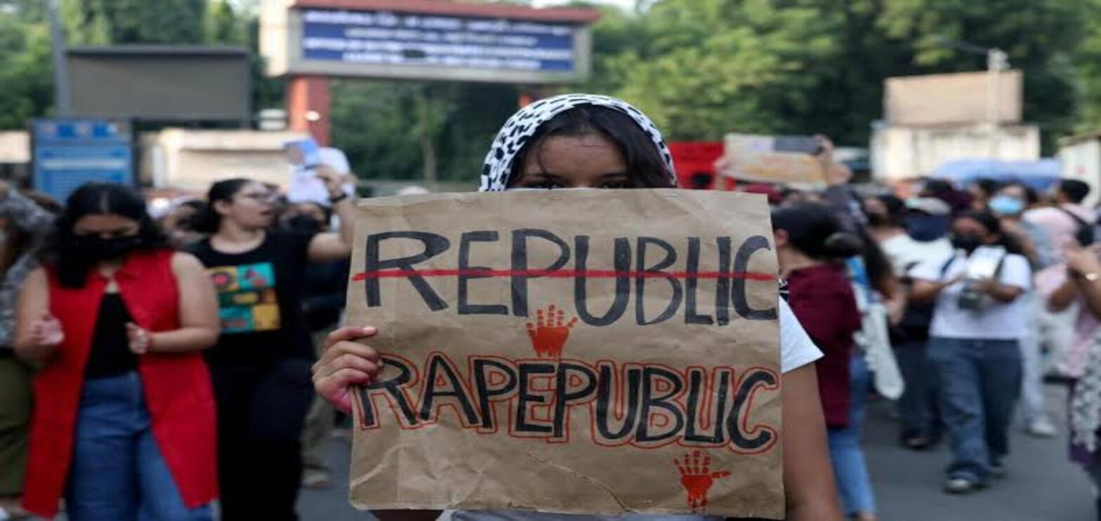 Delhi University students march for women's safety in South Delhi
