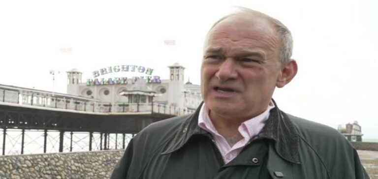 Ed Davey speaks as the Liberal Democrats begin their conference in Brighton