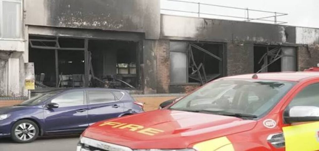 Grand Burstin Hotel fire damages Folkestone seafront building as nearby residents are evacuated