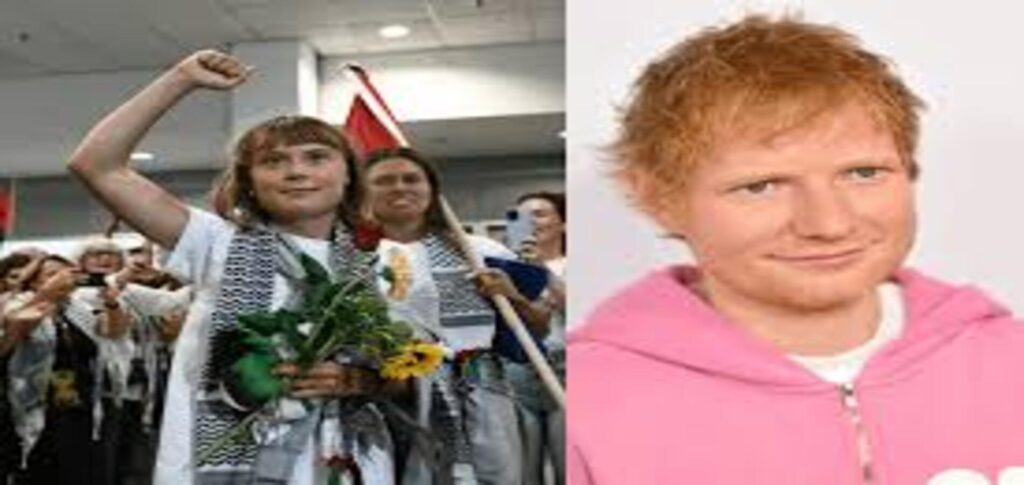 Greta Thunberg and Ed Sheeran amid controversy over Macklemore leaving the Loop Tour