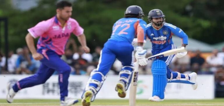 India beat Japan by two runs in a rain-shortened T20 international