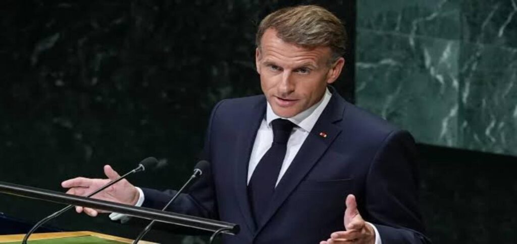 Macron West Bank criticism during UN speech