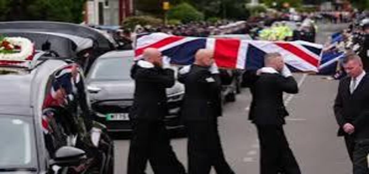 PC Matthew Blades funeral after fatal A66 crash