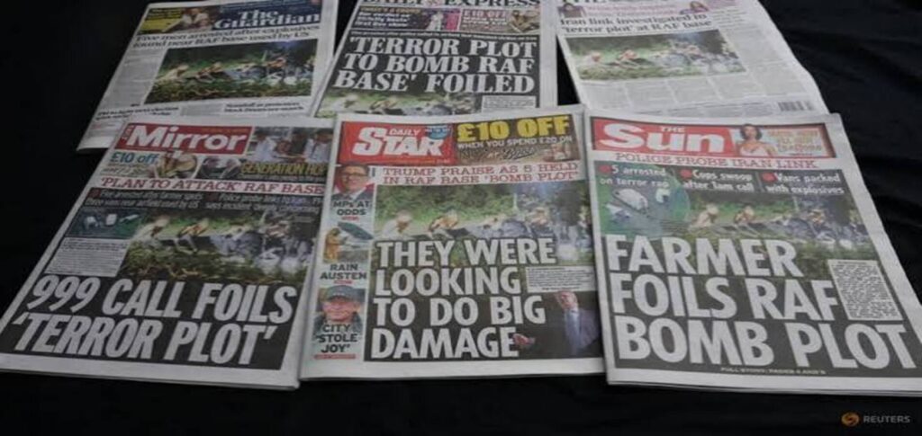 RAF Fairford investigation continues as five suspects are released on bail