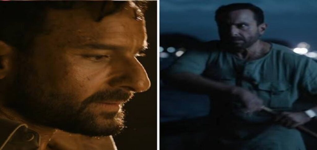 Saif Ali Khan Haiwaan action scenes during filming