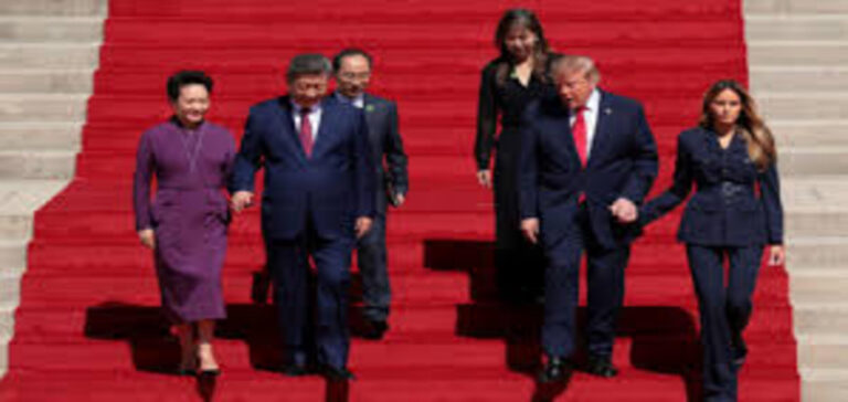 Trump Xi summit ends with tea and National Archives visit in Washington