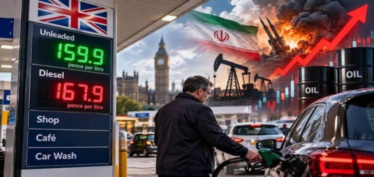 UK diesel prices hit record high amid Iran war