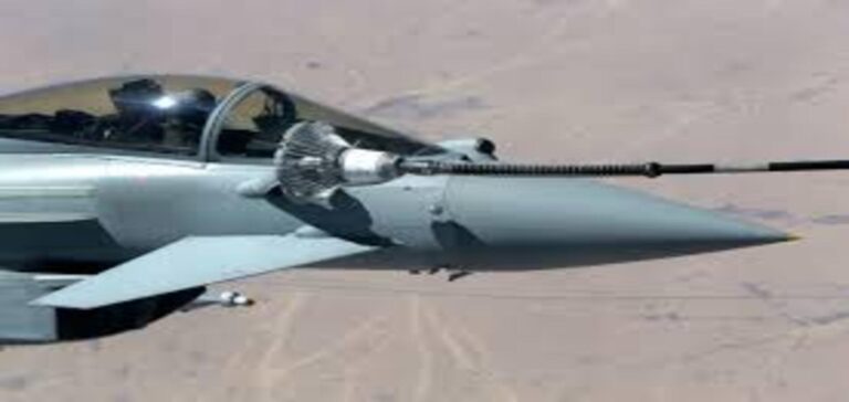 UK Saudi jets refuelling with RAF Voyager support