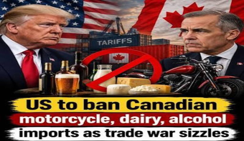 US Canada trade war escalates over Canadian imports and tariffs