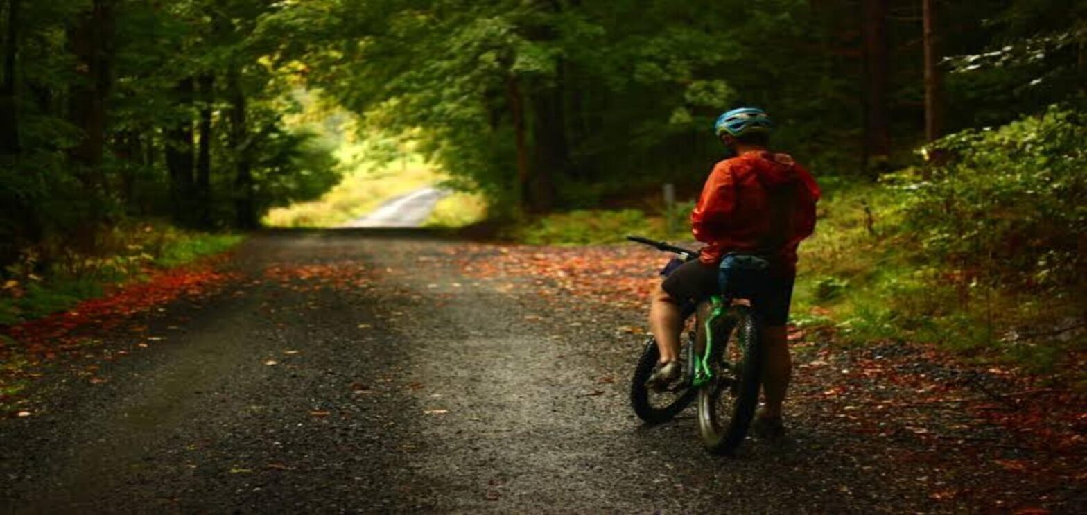 Vermont bikepacking trail through the Green Mountain wilderness